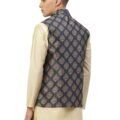 Jompers Men's Woven Design Nehru Jacket.