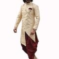 Mens Sherwani Style Dhoti Dress Set