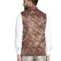 Men Floral Digitally Printed Nehru Jacket.