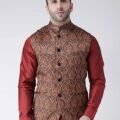 Floral print Mens Nehru Jacket