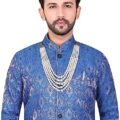 Indo Western Straight Fit Sherwani Kurta Set