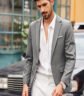 Men’s Casual Suit Blazer Jackets Lightweight Sports Coats One Button