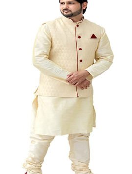 Men’s  Silk Regular Kurta Pyjama Set