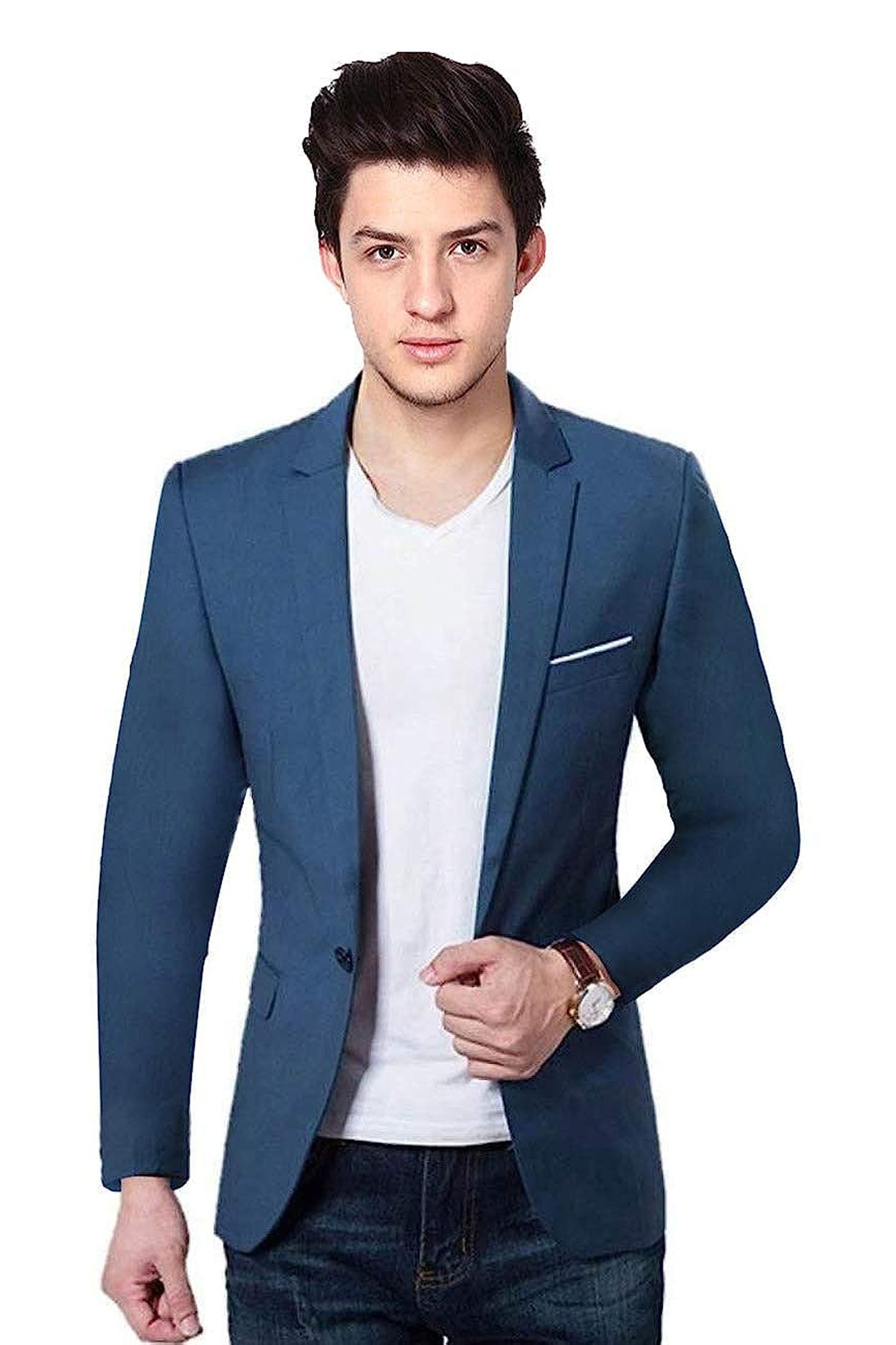 Men’s Party Slim Fit Single Blazer