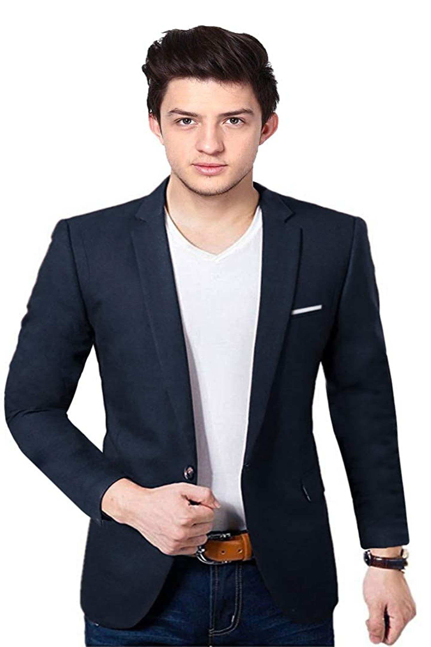 Men’s Slim Fit Single Breasted Blazer